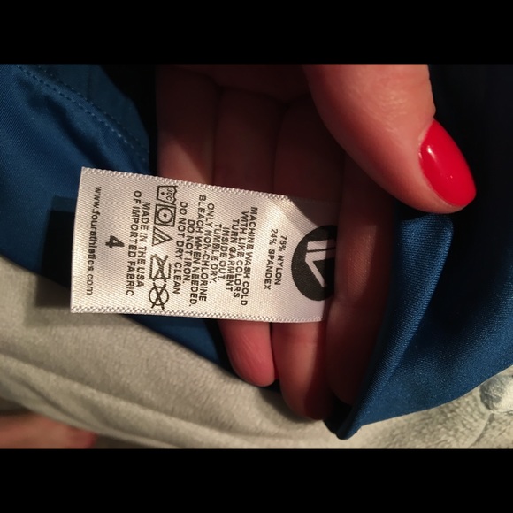 Four Athletics PaleOMG Azure Bra - Picture 4 of 4